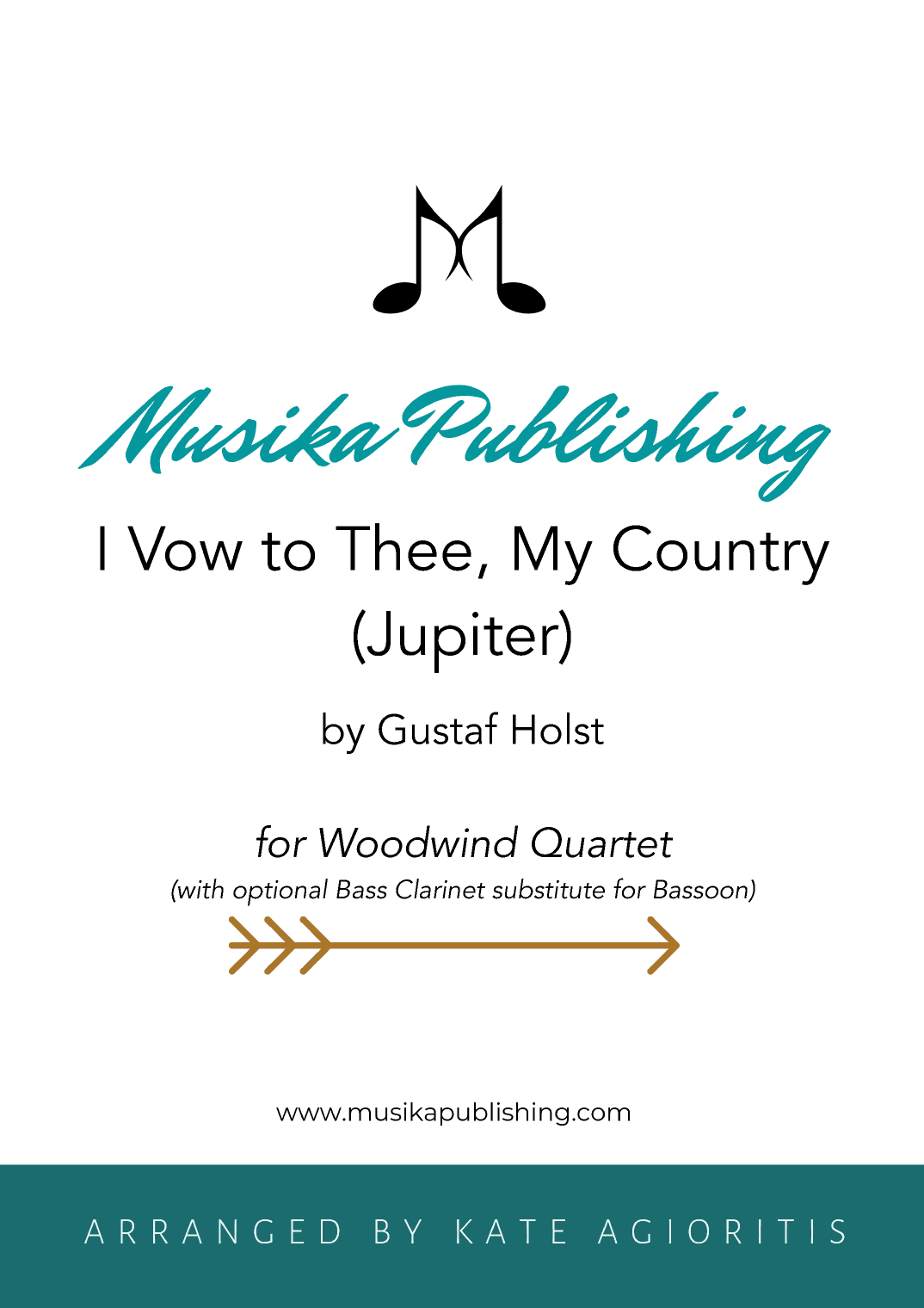 I Vow to Thee, My Country (Jupiter) - Woodwind Quartet (arr. Kate Agioritis)