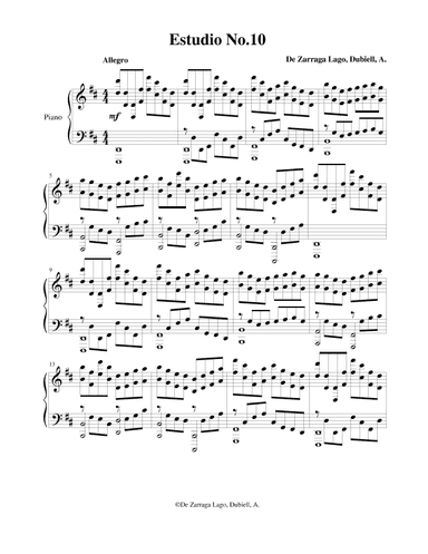 Ten Etudes No.10