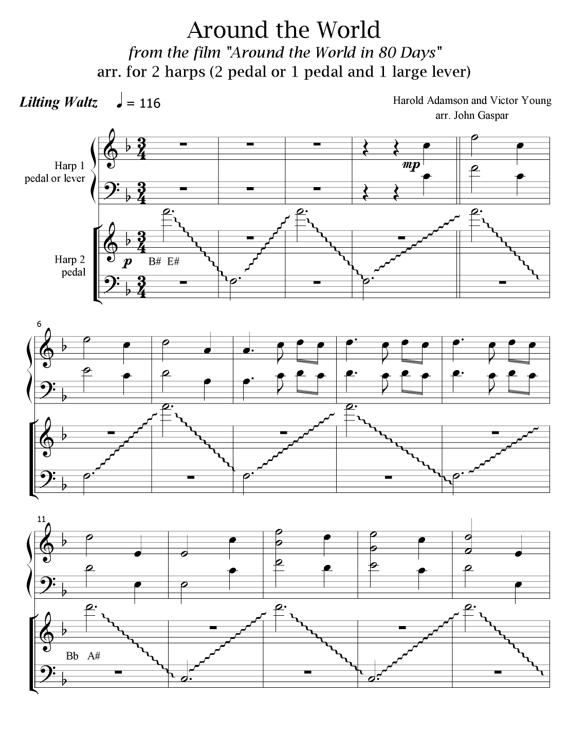 Around The World (arr. John A. Gaspar)