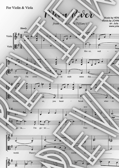 Moon River (arr. Julia Yeon-Joo Oh)