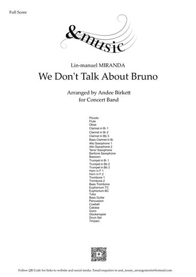 We Don't Talk About Bruno (arr. Andee Birkett)