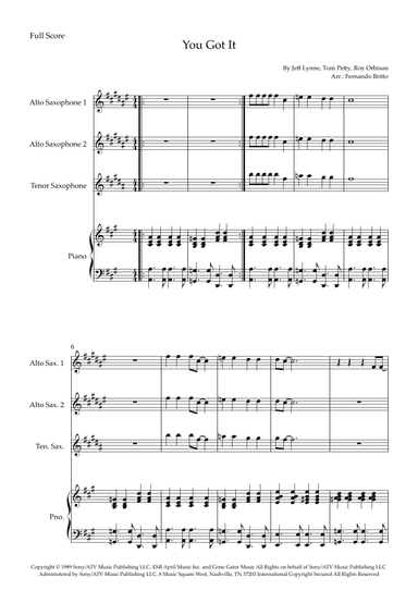 You Got It (arr. Fernando Britto)