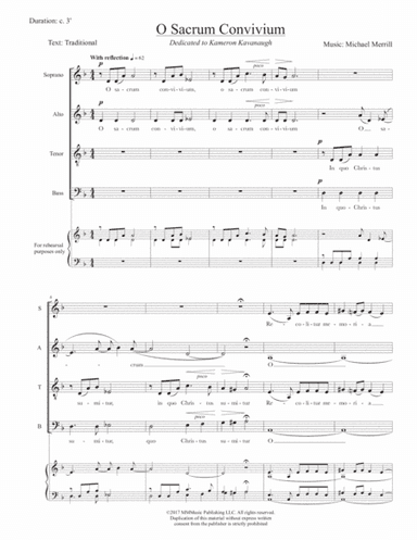 O Sacrum Convivium
