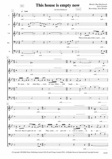 This House Is Empty Now (arr. Jetse Bremer)