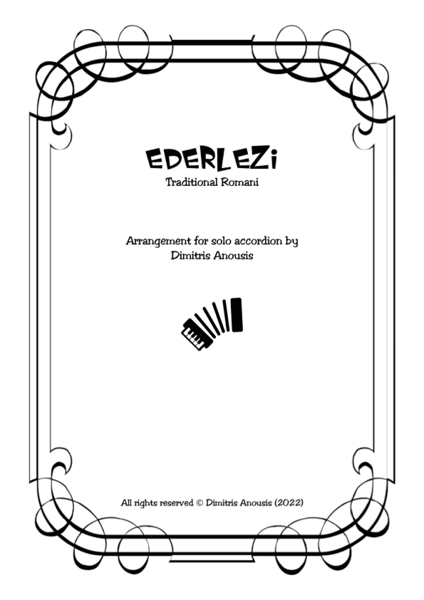 Ederlezi (Traditional Romani) - Amazing solo accordion arrangement (arr. Dimitris Anousis)