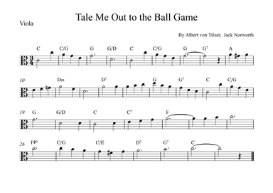 Take Me Out To The Ball Game (arr. Alex Nunes Rodrigues)