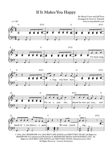 If It Makes You Happy (arr. Scott A. Schmidt)