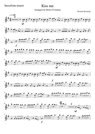Kiss Me (arr. Helios D'Andrea)