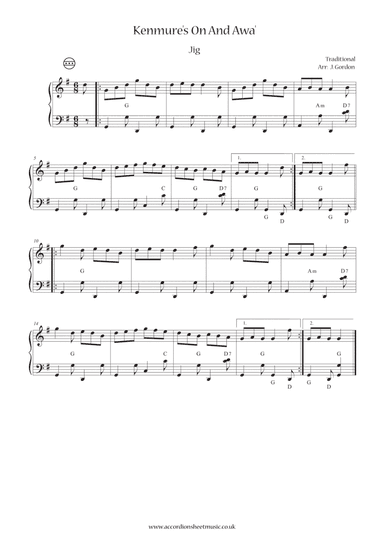 Kenmure's On And Awa' (arr. Julia Gordon)