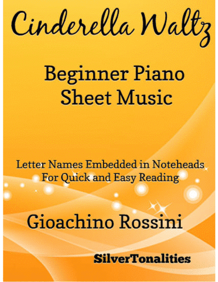 Cinderella Waltz Beginner Piano Sheet Music (arr. SilverTonalities)
