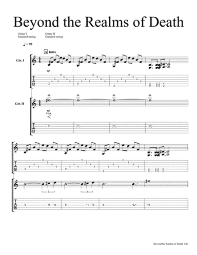 Beyond The Realms Of Death (arr. Angel V. Fortiz)