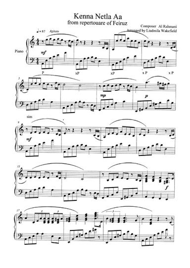 Kenna Netla Aa (arr. Liudmila Wakefield)