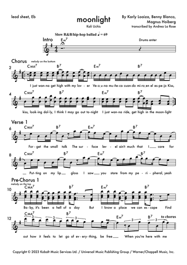 Moonlight (arr. Andrea La Rose)
