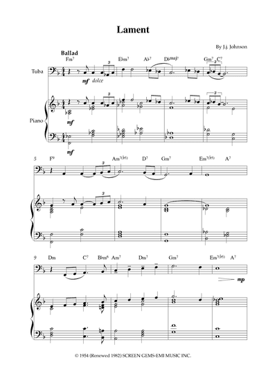 Lament (arr. Karen Gueiros)