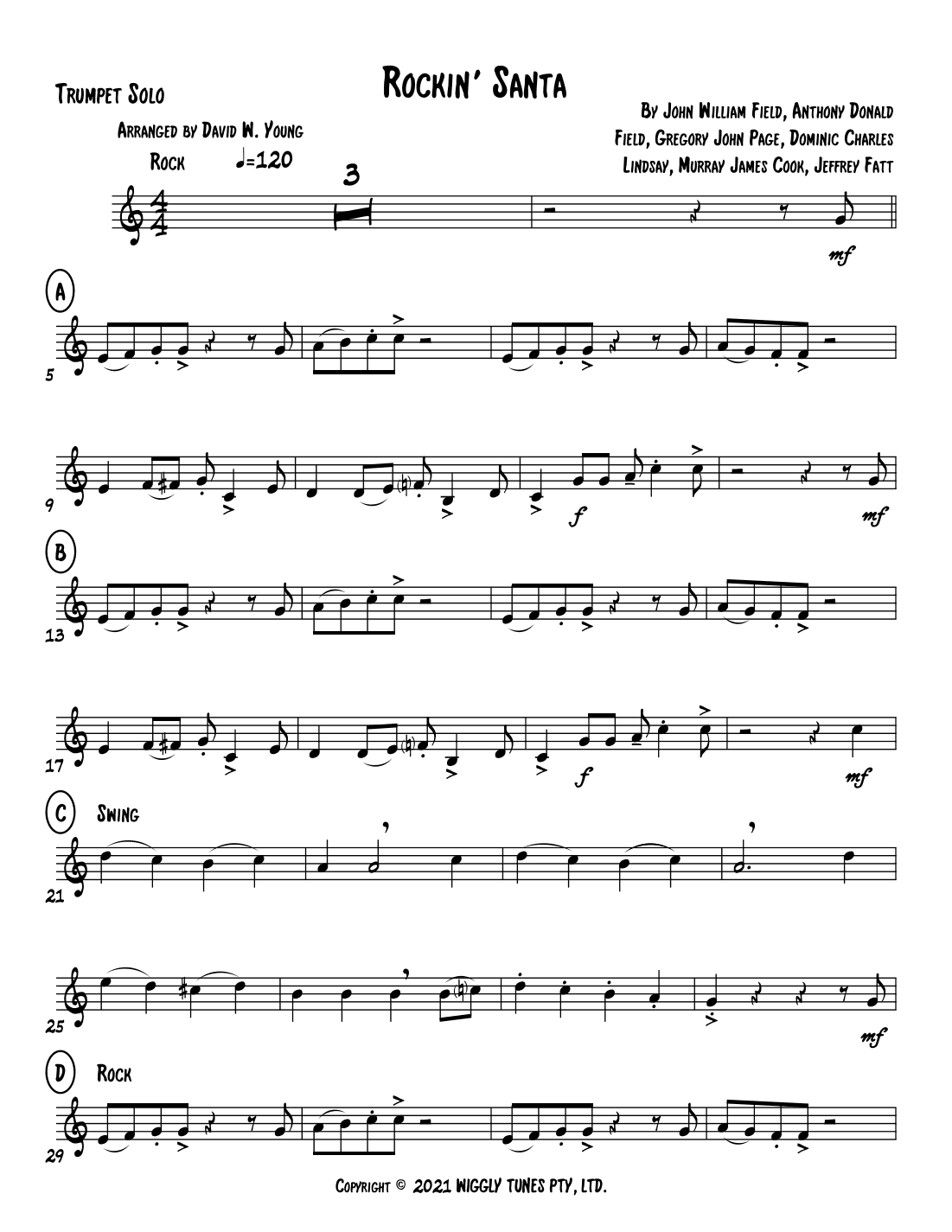 Rockin' Santa (arr. David W. Young)