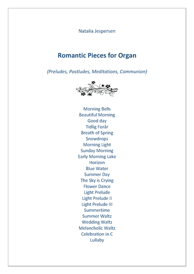 Romantic Pieces for Organ