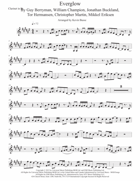 Everglow (arr. Kevin Busse)