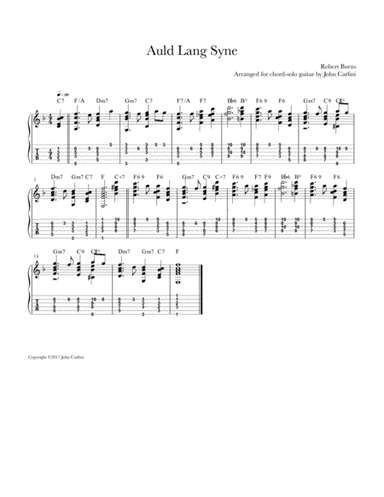 Auld Lang Syne (arr. John Carlini)