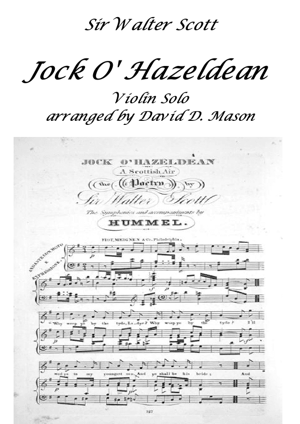 Jock O' Hazeldean (arr. David D. Mason)
