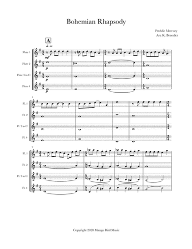 Bohemian Rhapsody (arr. K. Benedict)