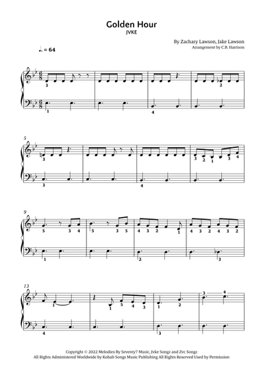 Golden Hour (arr. C. B. Harrison)