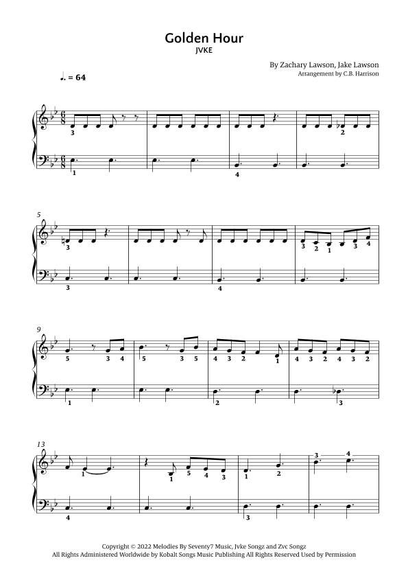 Golden Hour (arr. C. B. Harrison)