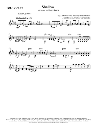 Shallow (arr. Sherry Lewis)