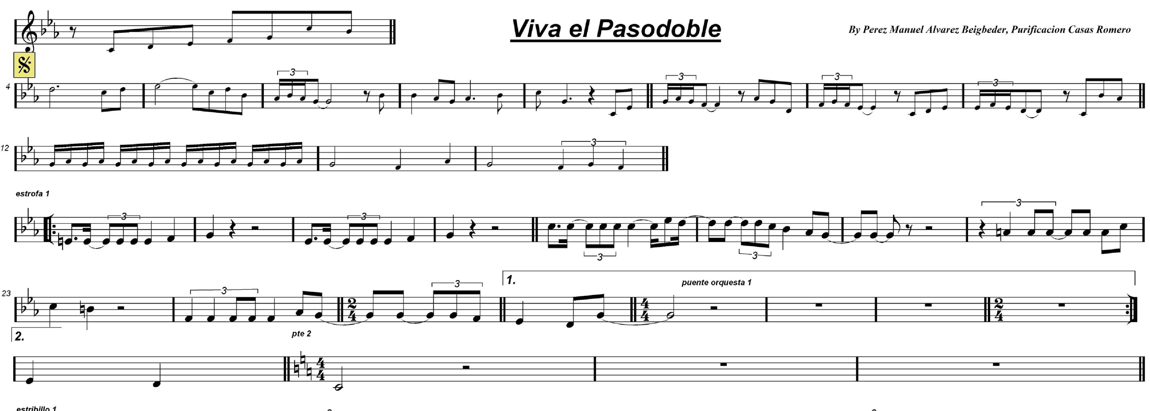 Viva El Pasodoble (arr. juan carlos esteve / Gran Coda)