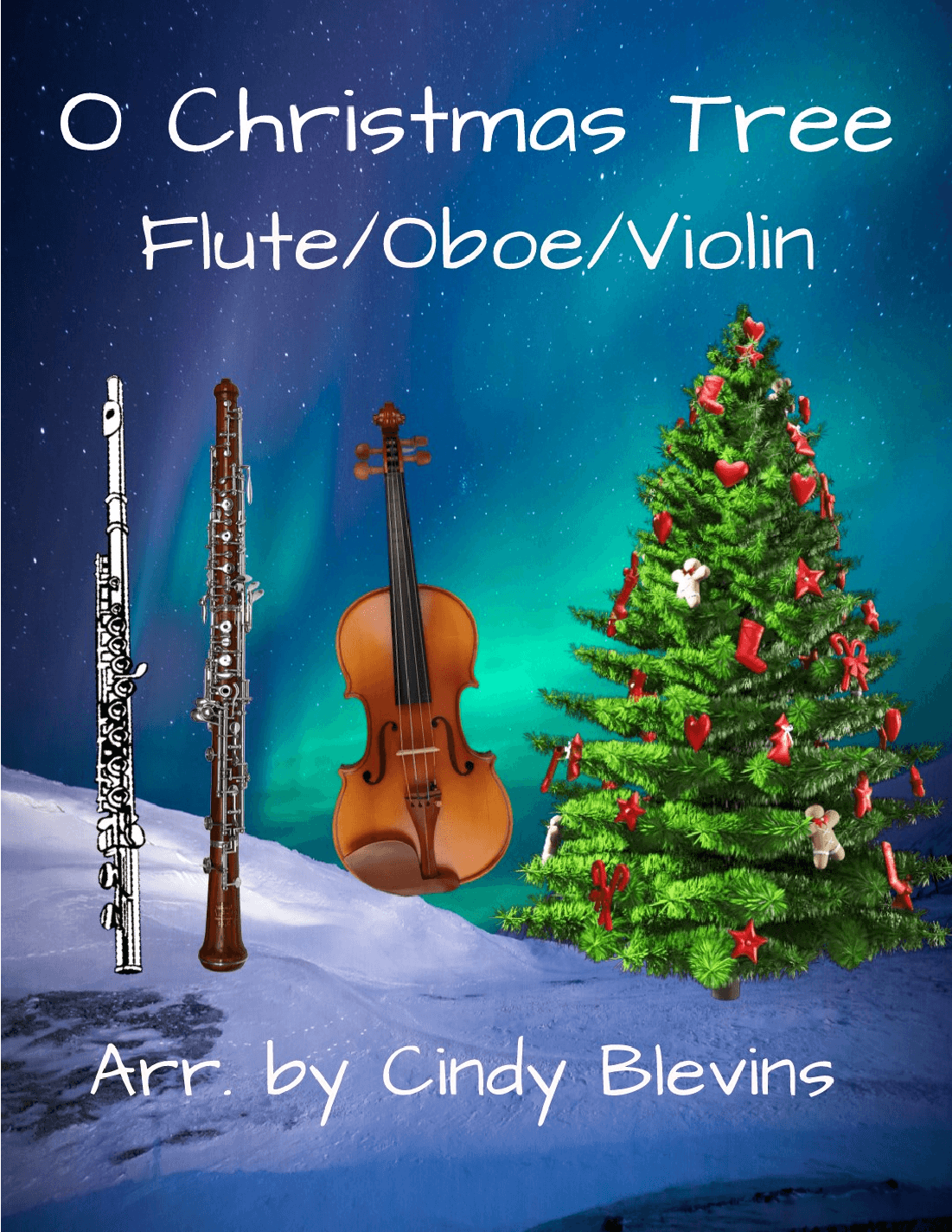 O Christmas Tree, for Flute, Oboe and Violin (arr. Cindy Blevins)