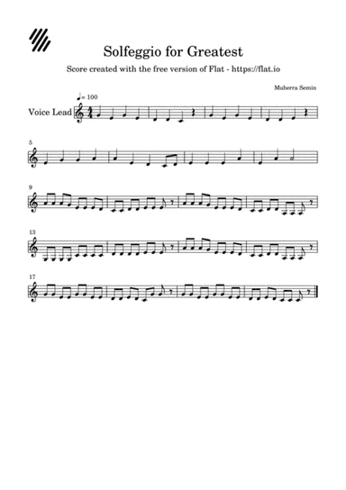 Solfeggio for Greatest