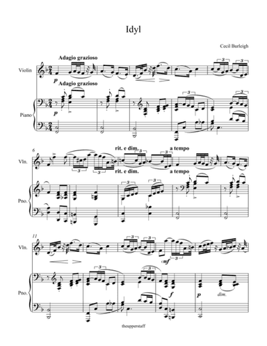 Idyl (arr. theupperstaff.com)
