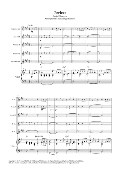 Perfect (arr. Rodrigo Faleiros)