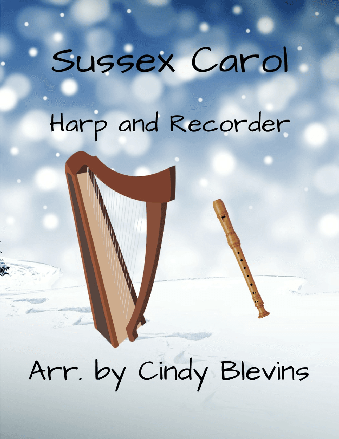 Sussex Carol, Harp and Recorder (arr. Cindy Blevins)