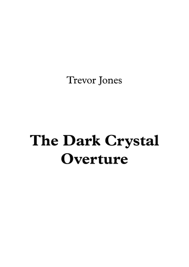 Overture (arr. Edmund Morgan)