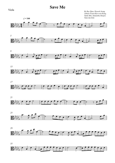 Save Me (arr. Wesley S. SIlva)