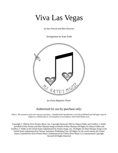 Viva Las Vegas (arr. Kate Emht)