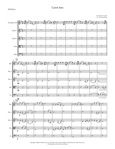 Carol Ann (arr. Fernando Britto)
