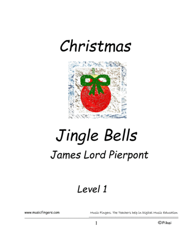 Jingle Bells. Lev. 1 (arr. Music Fingers)