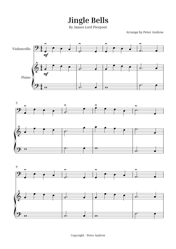 Jingle Bells (arr. Peter Andrew)