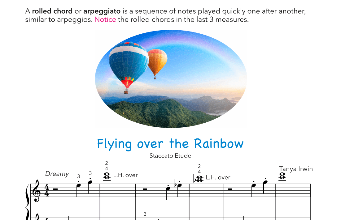 Flying over the Rainbow