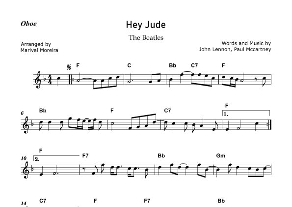 Hey Jude (arr. Marival Moreira)