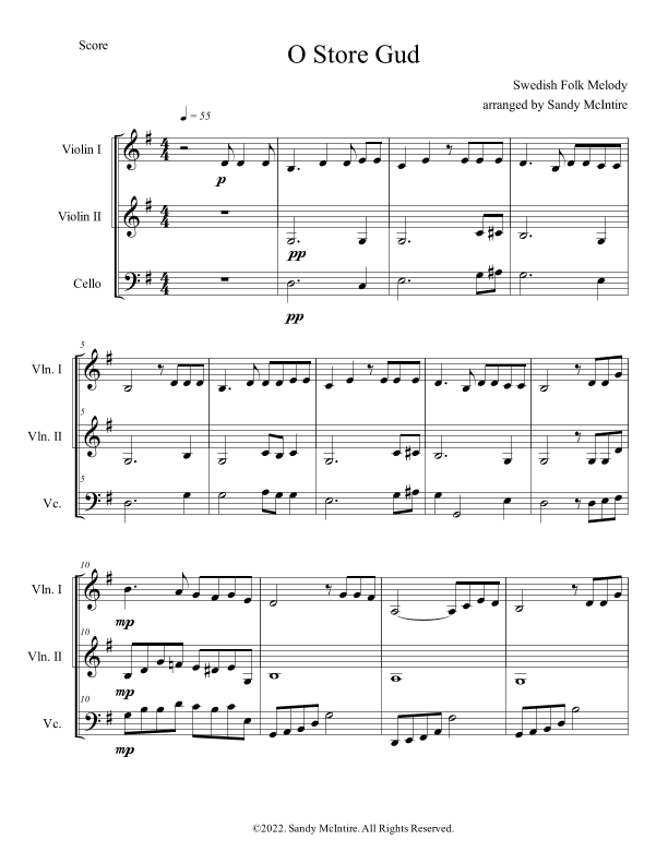 O Store Gud (How Great Thou Art) (arr. Sandy McIntire)