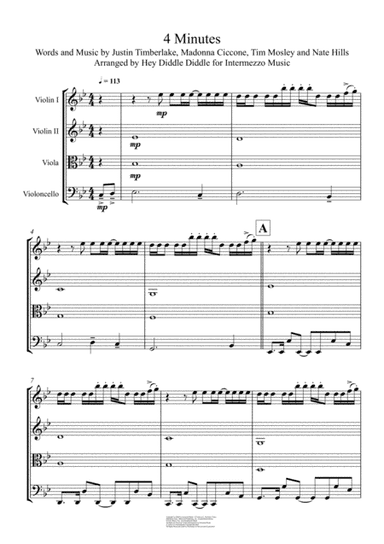 4 Minutes (arr. Hey Diddle Diddle)