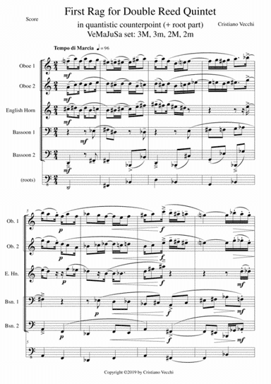 First Rag for Double Reed Quintet