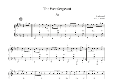 The Wee Sergeant (arr. Julia Gordon)