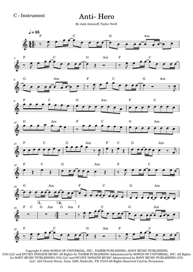 Anti-hero (arr. Fabio Eduardo de Oliveira)