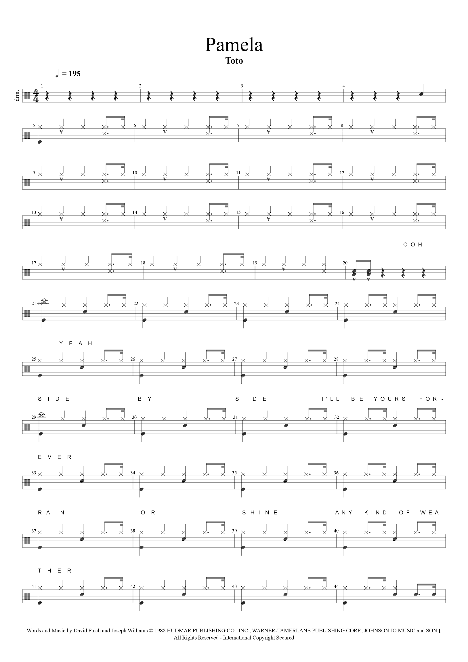 Pamela (arr. Cyril Mayer)