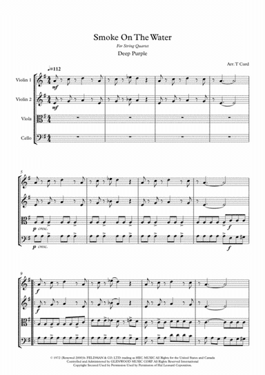 Smoke On The Water (arr. Tim Curd)