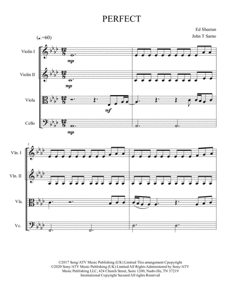 Perfect (arr. John T Sarno)