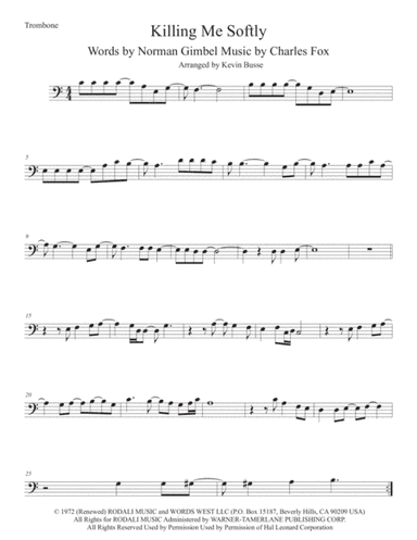 Killing Me Softly With His Song (arr. Kevin Busse)